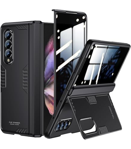 Samsung Leather Flip Cover with S Pen Galaxy Z Fold3 Black